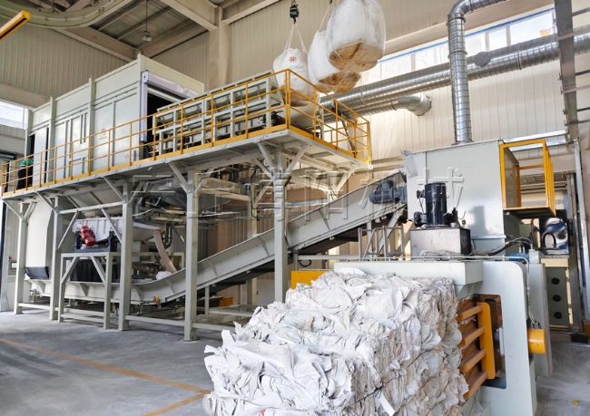 高鎳硫全自動噸袋拆袋機  新疆噸袋全自動破包機