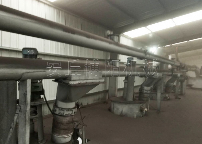 鈣粉管鏈輸送機案例  浙江管鏈式輸送設備